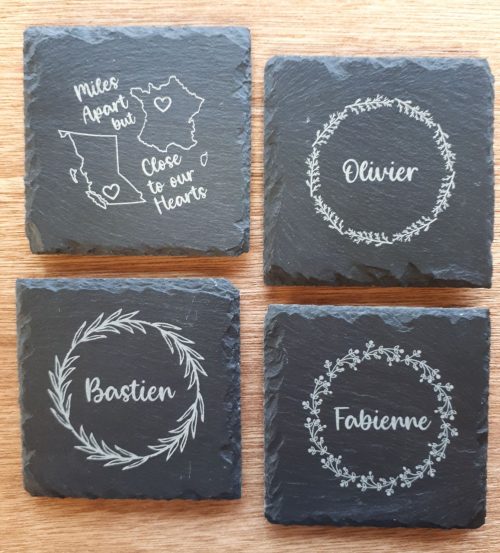 Slate Coasters Winners Circle Trophies