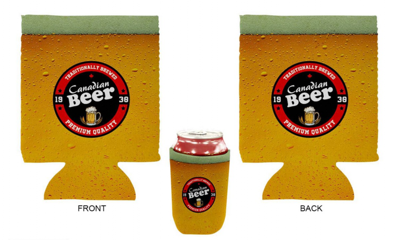 Color Printed Can Koozies Winners Circle Trophies